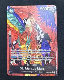 One Piece Carrying On His Will OP13-091 St. Marcus Mars Alt Art Eng NM - Image 1