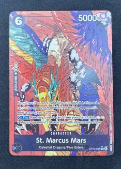 One Piece Carrying On His Will OP13-091 St. Marcus Mars Alt Art Eng NM - Image 2