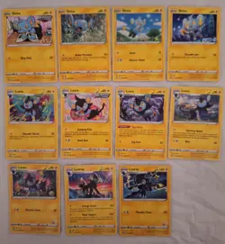 Pokemon Shinx Luxio And Luxray Bundle No Duplicates Cards - Image 1
