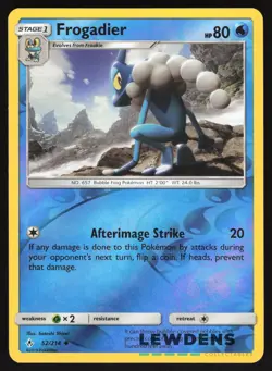 Frogadier - 52/214 - Reverse Holo Uncommon - Unbroken Bonds - Pokemon Card - Image 1