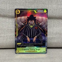 Capone Gang Bege OP04-100 PRB01 Alt Art Parallel One Piece TCG Card Game - Image 1