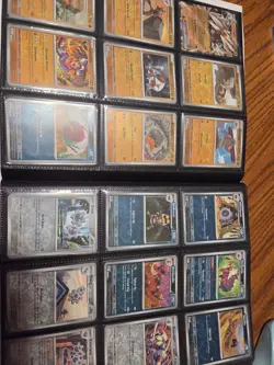 Pokemon Black Bolt complete base master set Total of 166 Cards with Binder - Image 5