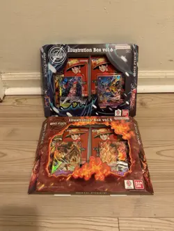 Bandai Namco One Piece Card Game Illustration Box Vol.5 & Vol.6 Promo in hand! - Image 1