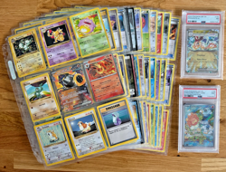Misc Pokemon & Magic the Gathering 108x Bulk Card Lot with 2 Pokemon PSA Slabs - Image 1