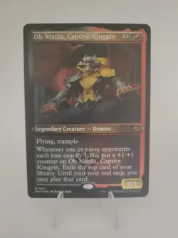 Ob Nixilis, Captive Kingpin (Foil Etched) March of the Machine: AFTERMATH - Image 1