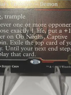 Ob Nixilis, Captive Kingpin (Foil Etched) March of the Machine: AFTERMATH - Image 2