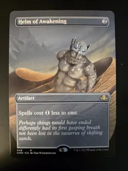 Helm of Awakening NM BORDERLESS Dominaria: Remastered MTG FREE SHIPPING - Image 1