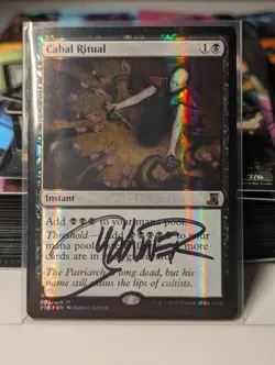 MTG Cabal Ritual - From the Vault: Lore Foil - SIGNED BY ARTIST - Image 1