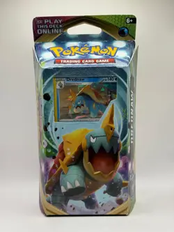 2020 Pokemon Sword and Shield Vivid Voltage Drednaw Theme Deck Factory Sealed - Image 1