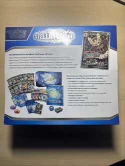 NEW Pokemon Center Stellar Crown Elite Trainer Box ETB TCG FACTORY SEALED! - Image 3