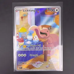 Pokemon SV SV05 Temporal Forces Lickitung 180/162 Illustration Rare IR NM - Image 1