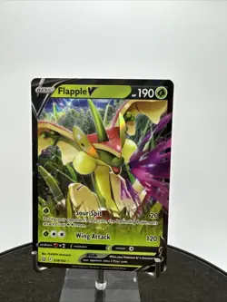 Pokemon TCG Flapple V 018/163 Battle Styles Ultra Rare Holo - Image 1