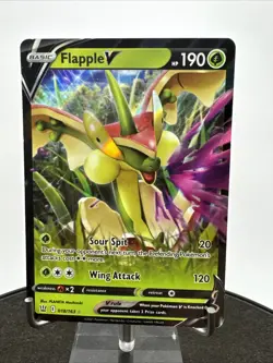 Pokemon TCG Flapple V 018/163 Battle Styles Ultra Rare Holo - Image 2
