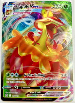 Flapple VMAX - 019/163 Ultra Rare Battle Styles NM Pokemon TCG - Image 1