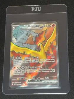 Pokemon TCG Team Rocket's Moltres EX 208/182 Ultra Rare Destined Rivals NM - Image 3