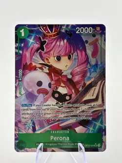 One Piece TCG OP12 - Perona OP12-034 SR Alternate Art LP - Image 1