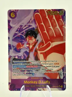 One Piece TCG EB02 - Monkey.D.Luffy EB02-061 Secret Rare Alt Art Lp - Image 1
