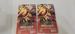 One Piece The Best Vol 2 Premium Booster PRB-02 Sleeved Booster Pack Lot Of 2 - Image 1