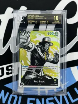 BGS 10 Black Label One Piece Rob Lucci Alt Art Leader Pillars Strength #OP03-076 - Image 1