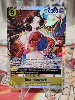 English One Piece CCG Boa Hancock SR OP14-112 The Azure Sea's Seven In-Hand - Image 2