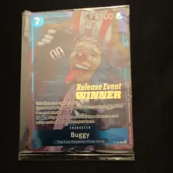 Buggy P-084 Release Event Winner Promo One Piece English Foil factory sealed - Image 1