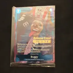 Buggy P-084 Release Event Winner Promo One Piece English Foil factory sealed - Image 2