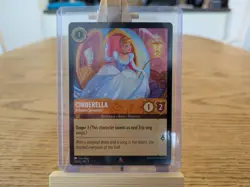 RARE CARD CINDERELLA BALLROOM SENSATION DISNEY LORCANA RISE OF FLOODBORN 3/204 - Image 1