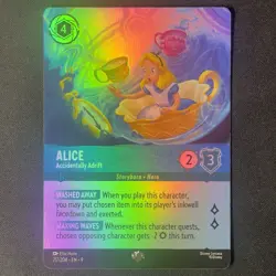 Alice - Accidentally Adrift (Epic) 217/204 Fabled Holo Disney Lorcana Card NM - Image 1