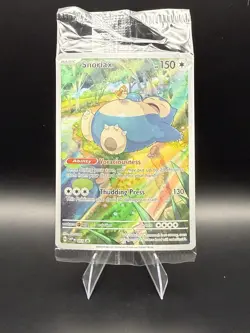Pokemon TCG Snorlax #51 Scarlet & Violet 151 Promo Card Sealed - Image 1