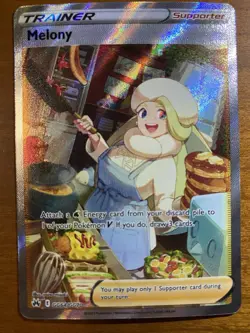 Pokemon Card Melony GG64 Trainer Full Art Crown Zenith Sword & Shield Mewtwo Pik - Image 2