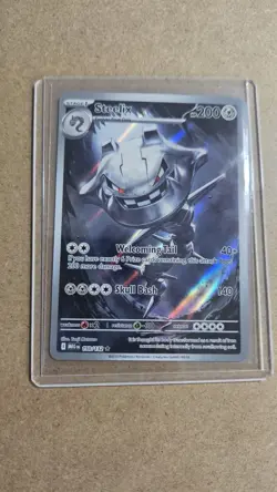 Steelix 150/132 Mega Evolution Pokemon TCG Card Near Mint Condition - Image 1