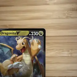 Pokemon Go Dragonite v TCG 2022 Holo Ultra Rare Holographic Card 049/078 - Image 3