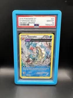 Pokemon Gyarados Reverse Holo Rare Card 2015 XY Ancient Origins 21/98 - Image 1
