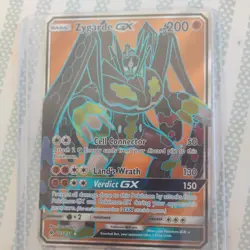 Pokemon Card Zygarde GX 123/131 SL6 Sun Moon Forbidden Light FR NM - Image 1