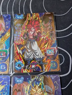 UGM3-CCP Full Complete Set of 6 Gogeta Super Dragon Ball Heroes Trading Card LP - Image 4