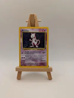 Mewtwo - 10/102 - Holo Rare - Base Set - Pokemon Card - MP - Image 1