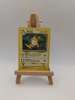 Raichu 14/102 Holo Rare Base Set - Pokemon Card WOTC HP - Image 1