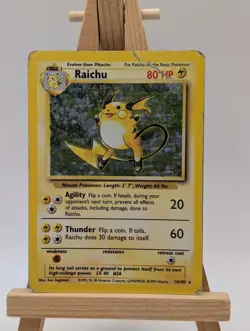 Raichu 14/102 Holo Rare Base Set - Pokemon Card WOTC HP - Image 2