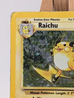 Raichu 14/102 Holo Rare Base Set - Pokemon Card WOTC HP - Image 3