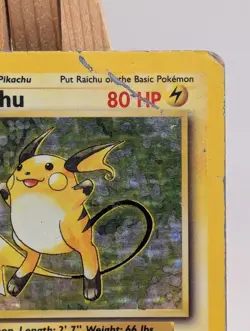 Raichu 14/102 Holo Rare Base Set - Pokemon Card WOTC HP - Image 4