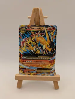 Mega M Charizard Y EX 13/108 XY Evolutions Holo 2016 Pokemon Card - Image 1