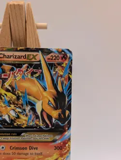 Mega M Charizard Y EX 13/108 XY Evolutions Holo 2016 Pokemon Card - Image 3