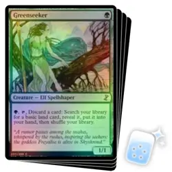 FOIL GREENSEEKER X4 Time Spiral Remastered Magic MTG MINT CARD - Image 1