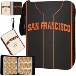 Baseball Card Binder with Sleeves 900 Pocket, San Francisco Baseball Trading ... - Image 1