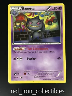 Banette 31/108 Rare Roaring Skies XY Pokemon Card 2015 - Image 1