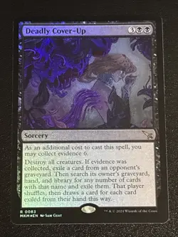 MTG Murders at Karlov Manor Deadly Cover-Up Foil 0083 NM Rare - Image 1