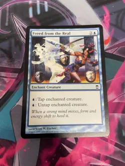 MTG - FREED FROM THE REAL - COMMON - LP - SAVIORS OF KAMIGAWA - Image 1