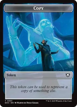 MTG Edge of Eternities Commander - Copy & Clue [Token] - Image 1