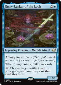 MTG Edge of Eternities Commander - Emry, Lurker of the Loch - Image 1