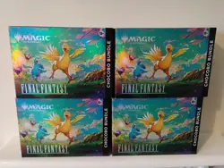 Magic The Gathering - Final Fantasy - Chocobo Bundle Box x4 - New & Sealed - Image 1